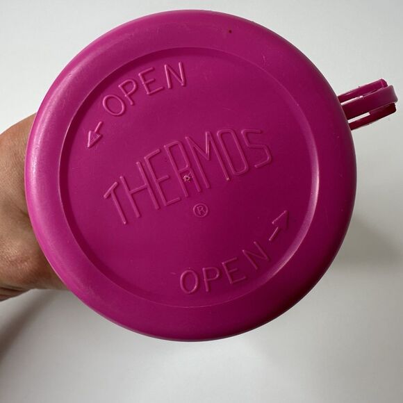 Vintage Tiny Toon Adventures Pink Plastic Lunch Box with Thermos 1990 Bugs Babs - Picture 16 of 16